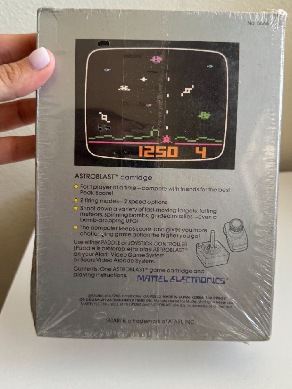 Vintage 1982 Astroblast Atari 2600 M Network Factory Sealed Video Game - Picture 6 of 8